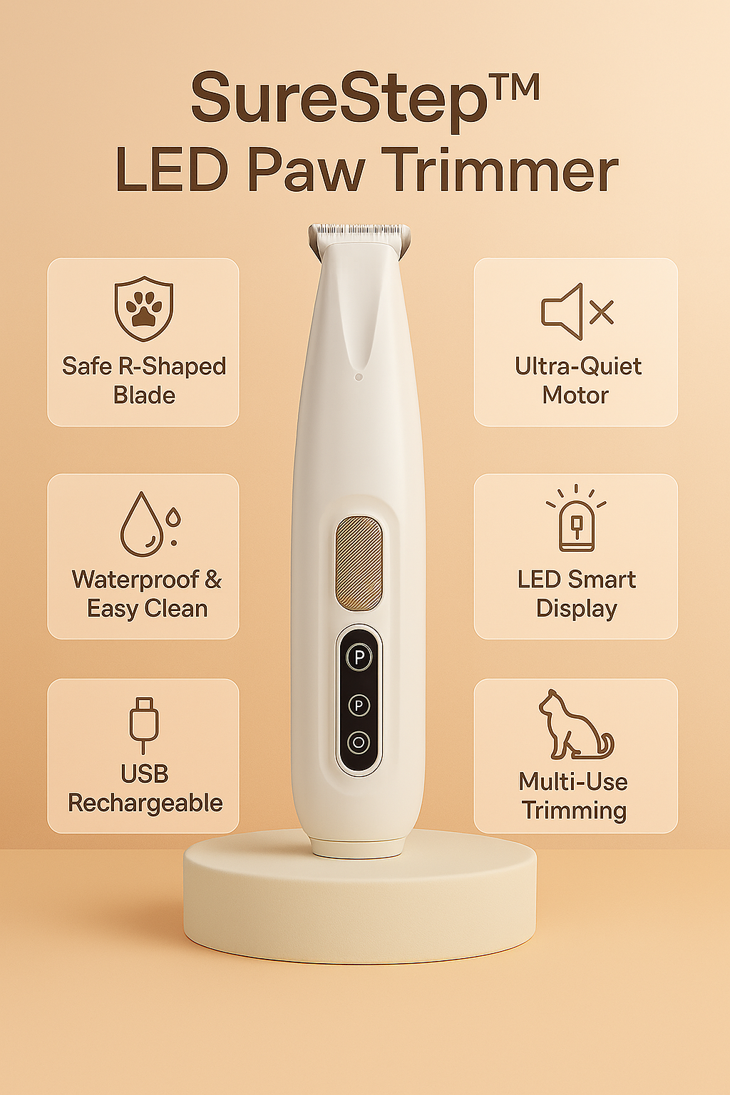 SureStep™ LED Paw Trimmer